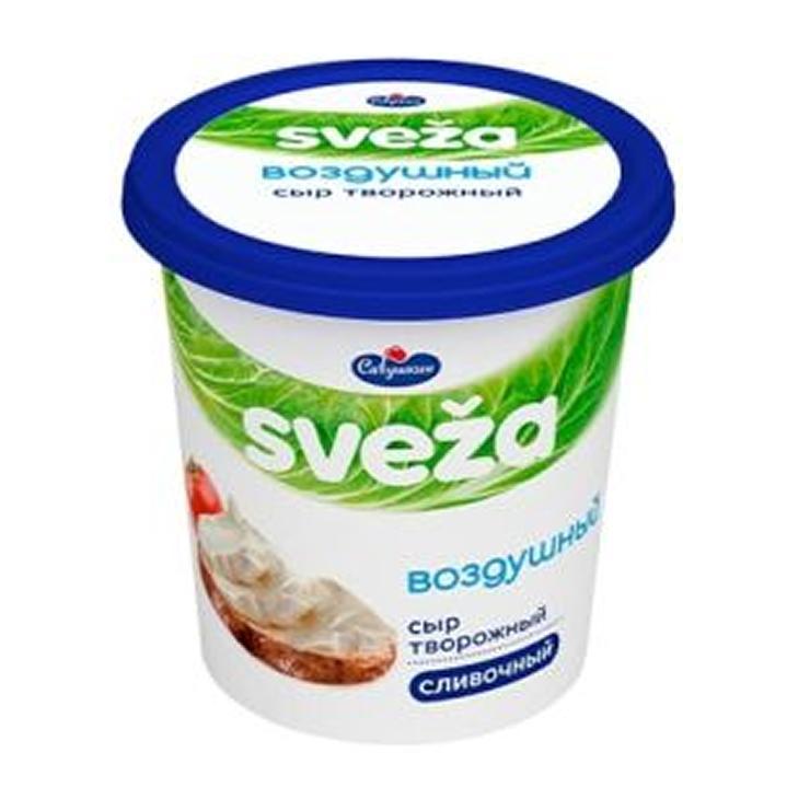 Сыр творожный Sveza воздушныйсливочный 60% 150 гр., стакан