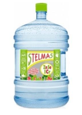 Вода питьевая Stelmas негазированная для кулера 19 л., ПЭТ