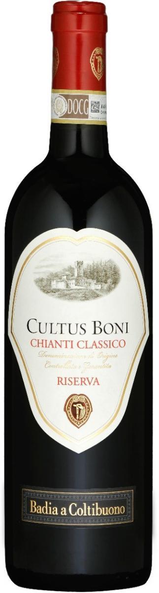 Вино красное сухое Badia A Coltibuono Cultus Boni Chianti Classico Riserva 14,5 %, 2016 год, Италия, 750 мл., стекло