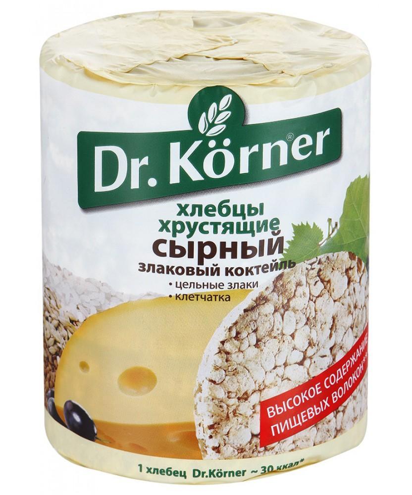 Хлебцы Dr. Korner Злаковый коктейль сырный, 100 гр., флоу-пак