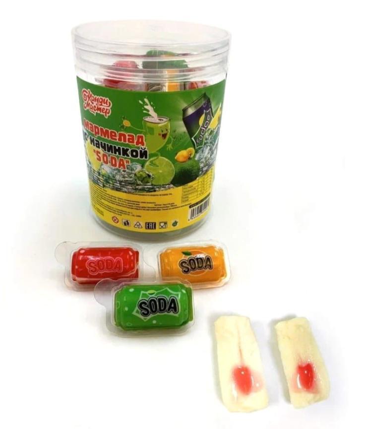 Мармелад жевательный Канди мастер Кола 10 гр., ПЭТ