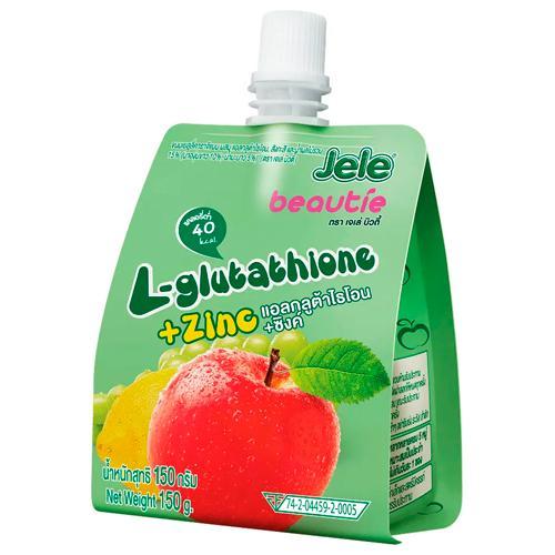 Желе Jele Beautie Яблоко + цинк + глутатион 140 гр., пауч