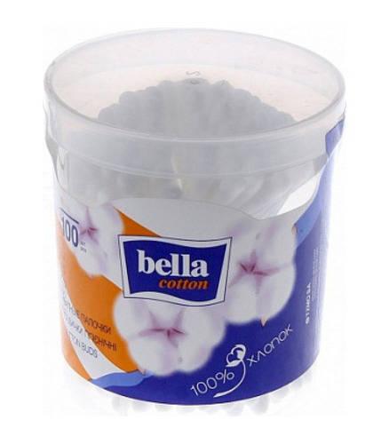 Ватные палочки, с экстрактом алоэ, 100 шт., Bella Cotton Care, 36 гр., пластиковый стакан