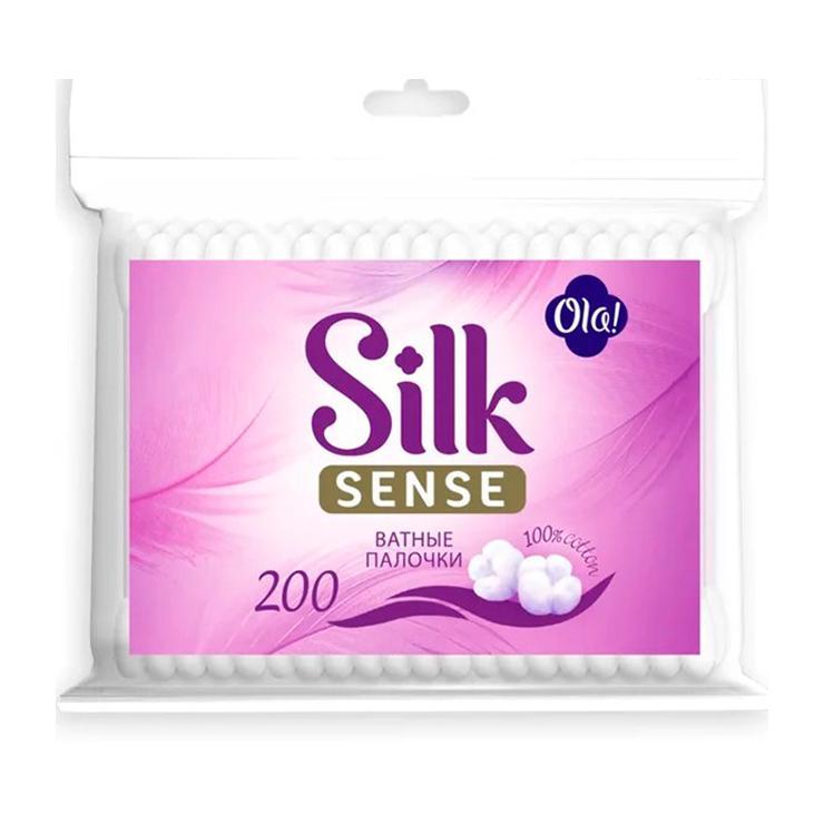 Ватные палочки Ola! SILK SENSE 200 шт.,флоу-пак