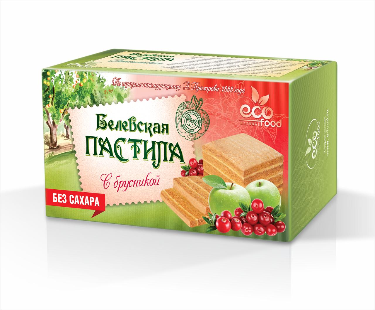 Пастила Ecofood Белёвская облепиха 100 гр., картон