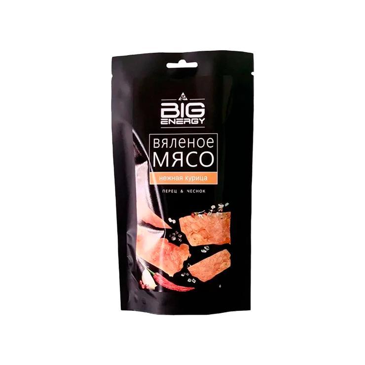 Мясо вяленое Big Energy курица острая 50 гр., дой-пак