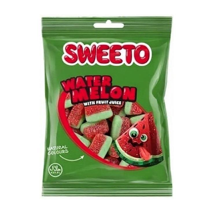 Мармелад жевательный Sweeto кислый арбуз 70 гр., флоу-пак