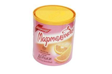 Мармелад Мармеландия Дольки апельсиновые с соком, Ударница, 250 гр., ПЭТ