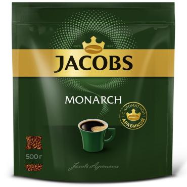 Кофе растворимый Jacobs, Monarch, 500 гр., пакет