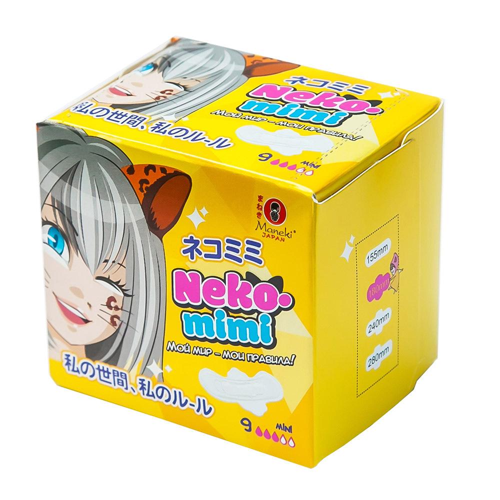 Прокладки гигиенические Maneki Neko-mimi 9 шт., картон