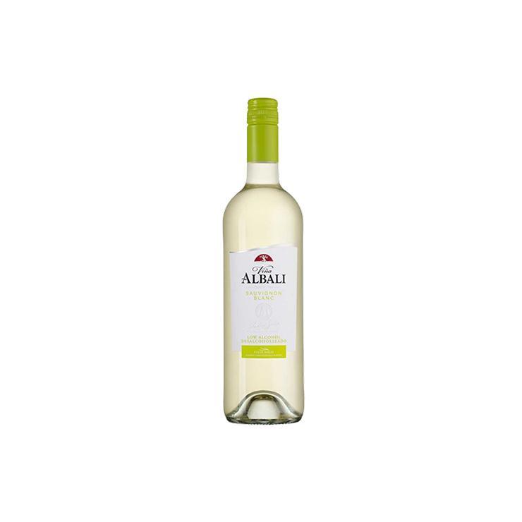 Вино VINA ALBALI sauvignon blanc белое полусохое безалкогольное 750 мл., стекло