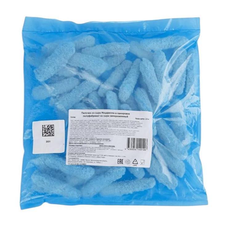 Палочки Ярославский бройлер из сыра моцарелла в панировке з/м 900 гр., пакет