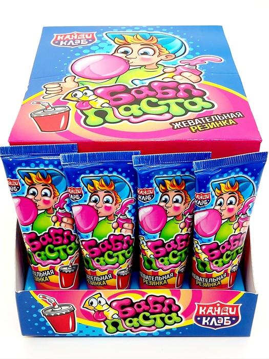 Жевательная резинка Канди Клаб Bubble паста со вкусом колы 22 гр., туба