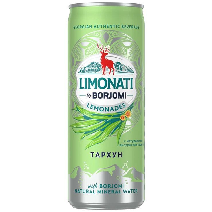 Напиток газированный Borjomi limonati тархун 330 мл., ж/б