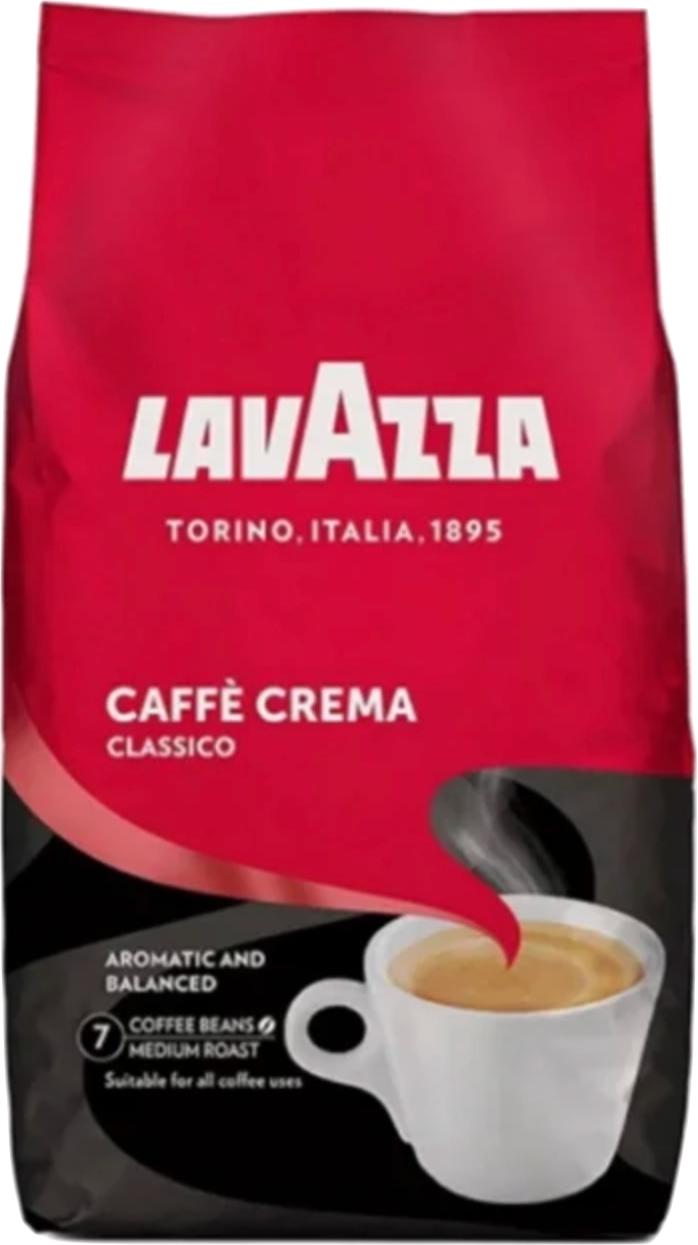 Кофе в зернах Lavazza caffe crema classico 1кг., в/у
