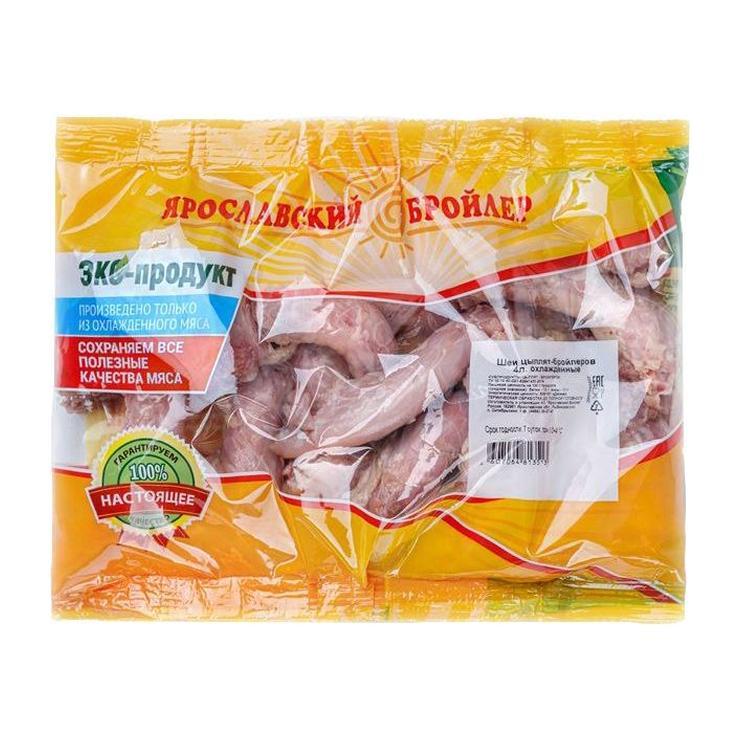 Шеи Ярославские бройлер цыплят - бройлеров охлажденные 610 гр., пакет