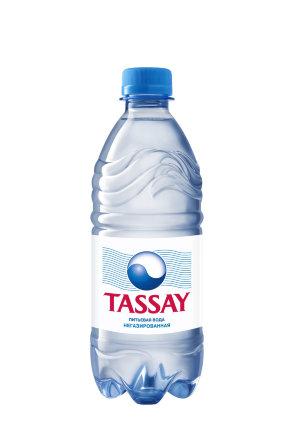 Вода Tassay питьевая минеральная негазированная 500 мл., ПЭТ