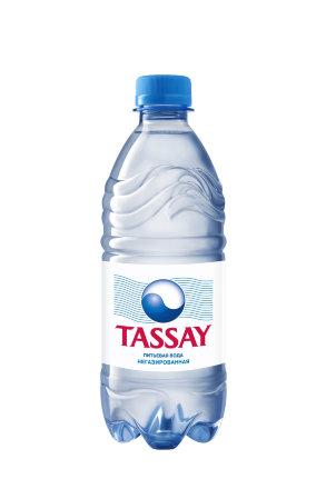 Вода негазированная Tassay минеральная 500 мл., ПЭТ