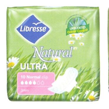 Прокладки Libresse Natural Care Ultra Normal 10шт