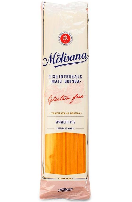 Спагетти La Molisana №15 Многозерновые без глютена, 500 гр., флоу-пак