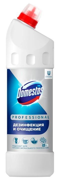 Гель для сантехники Domestos Professional Дезинфекция и очищение 1 л., ПЭТ