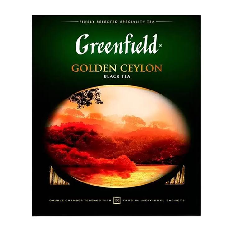 Чай Greenfield Golden Ceylon черный 100 гр., картон