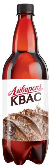 Квас Алiварскi хлебны 1 л., ПЭТ