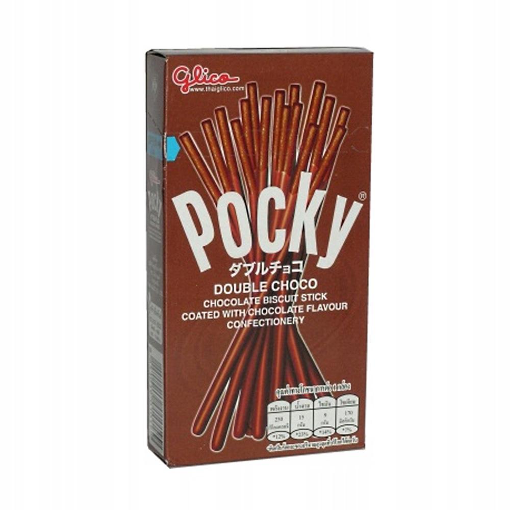 Палочки бисквитные Pocky Double Choco 47 гр., картон