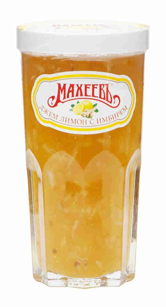 Джем Махеевъ лимон с имбирем, 400 гр., стекло