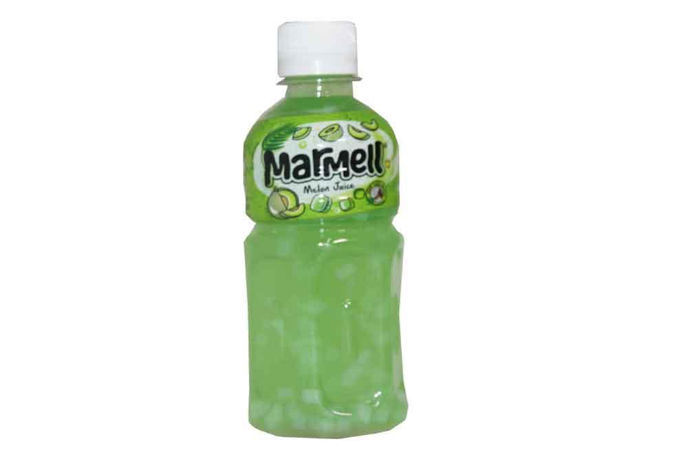 Напиток сокосодержащий Marmell дыня с кусочками кокосового желе 320 мл., ПЭТ