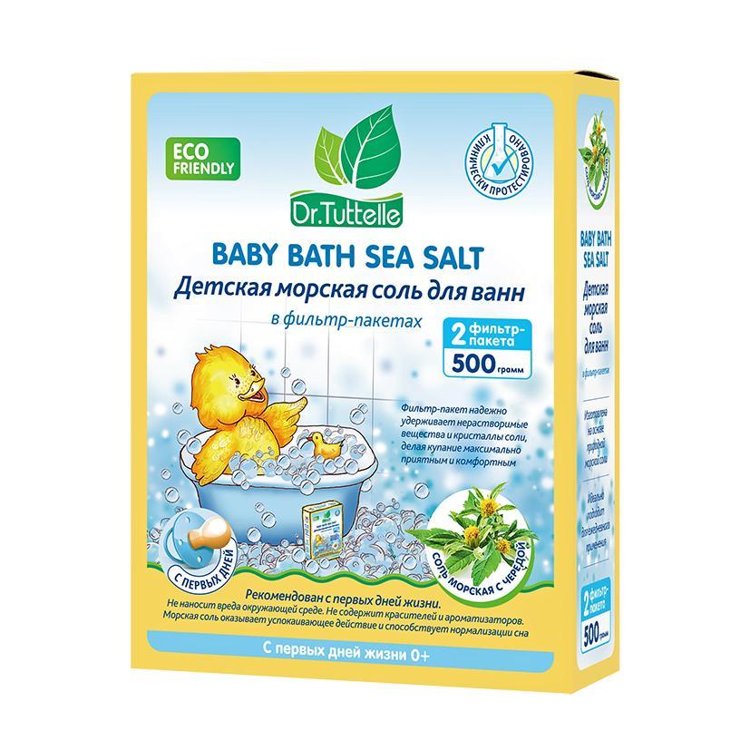 Соль для ванн Dr.Tuttelle морская Чередой 500 гр., картон