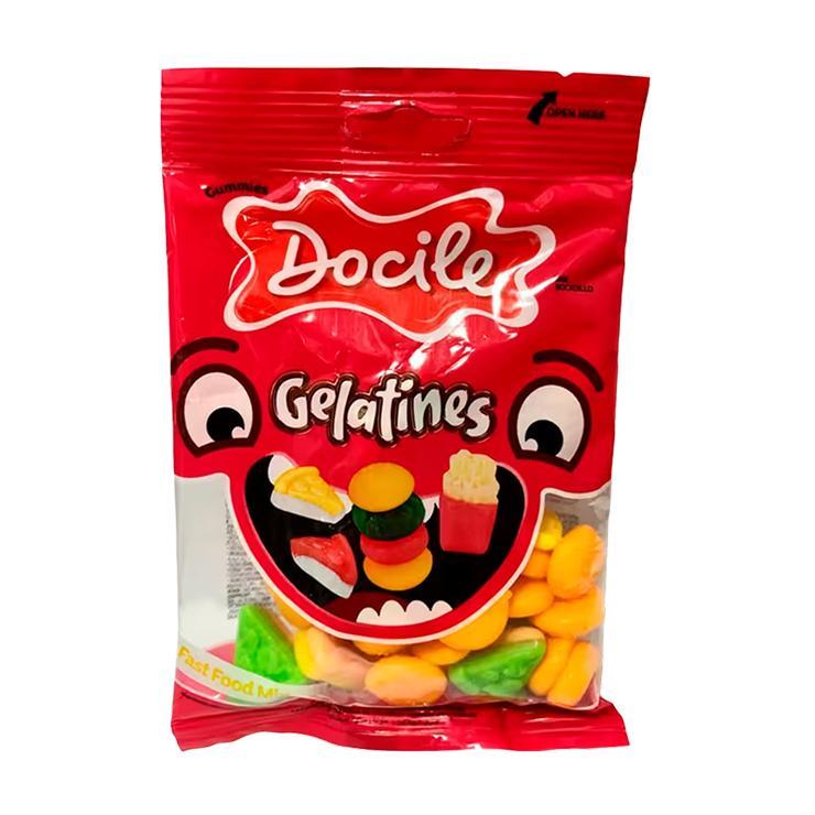 Мармелад жевательный DOCILE Fast food mix 80 гр., флоу-пак