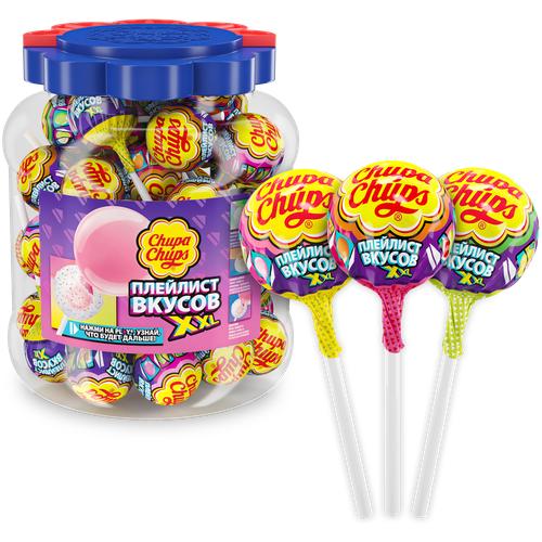 Карамель на палочке Chupa Chups XXL flavors playlist 29 гр., обертка
