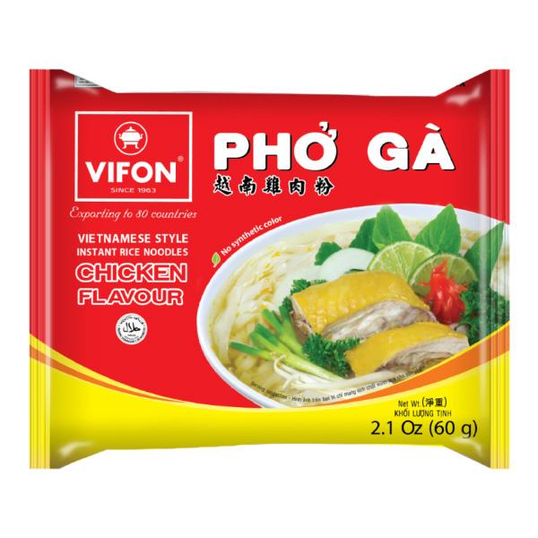 Лапша быстрого приготовления Vifon PHO рисовая лапша вкус курицы 60 гр., флоу-пак
