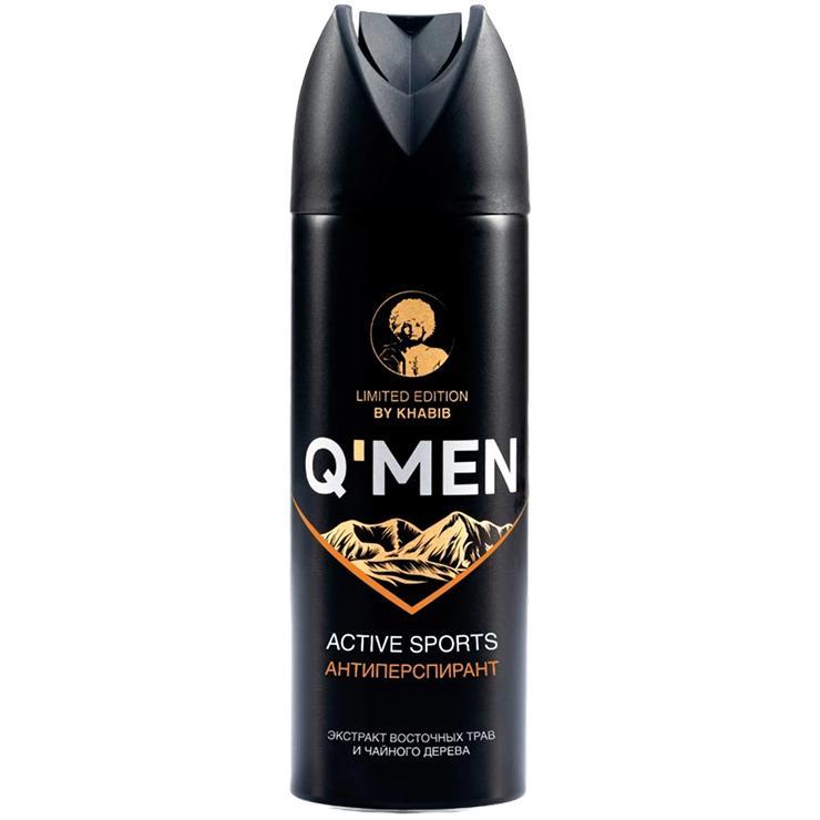 Дезодорант антиперспирант для тела Q'MEN Active Sports мужской 200 мл., флакон