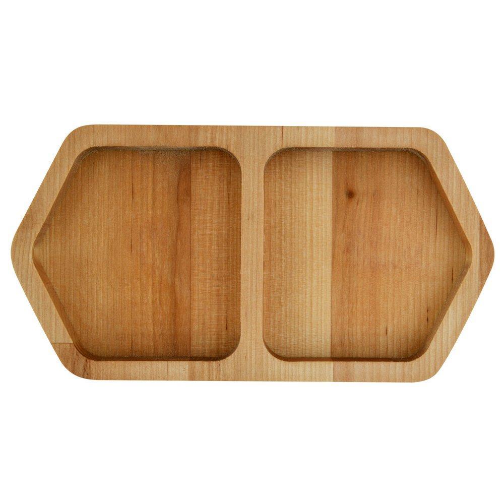 Менажница Мультидом твин 2 ячейки 10х18,5х1,8 см., пакет