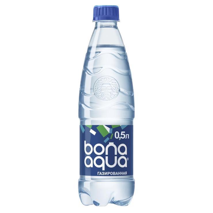 Вода газированная Bona Aqua 500 мл., ПЭТ