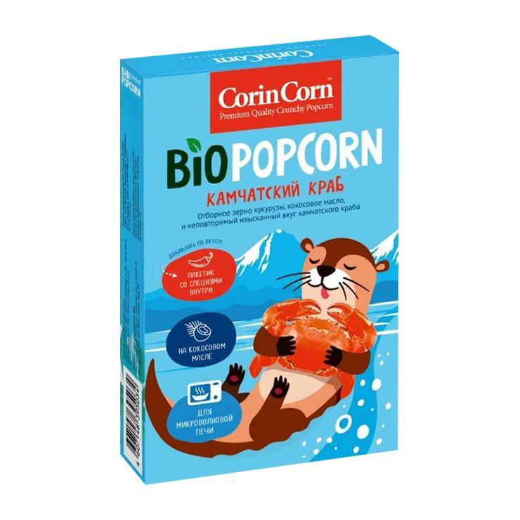 Попкорн для СВЧ CorinCorn краб 92 гр., картон