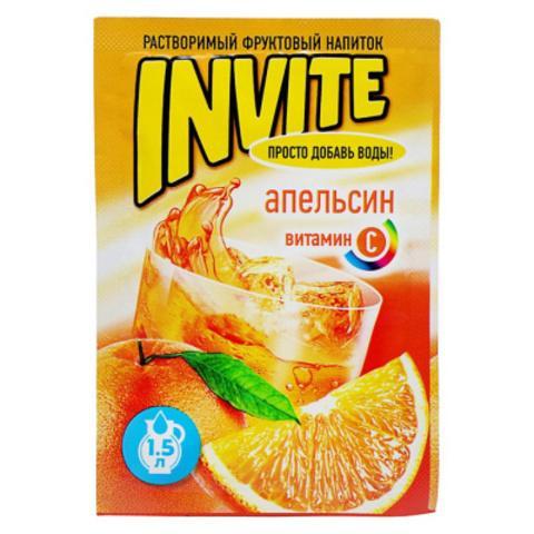 Напиток растворимый Invite Апельсин 9 гр., саше