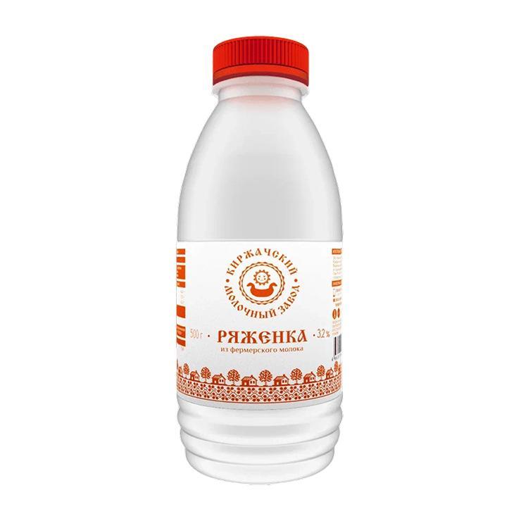 Ряженка Киржачский МЗ 3,2% 500 гр., ПЭТ