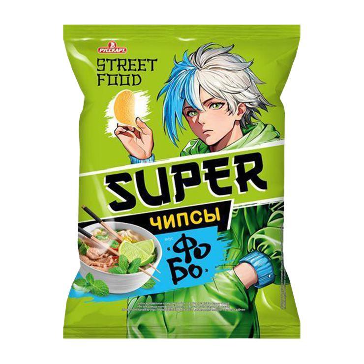 Чипсы картофельные Super фо бо 70 гр., флоу-пак