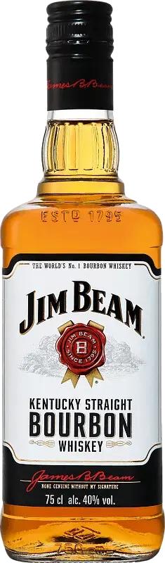 Виски Jim Beam Bourbon зерновой 40% 750 мл., стекло