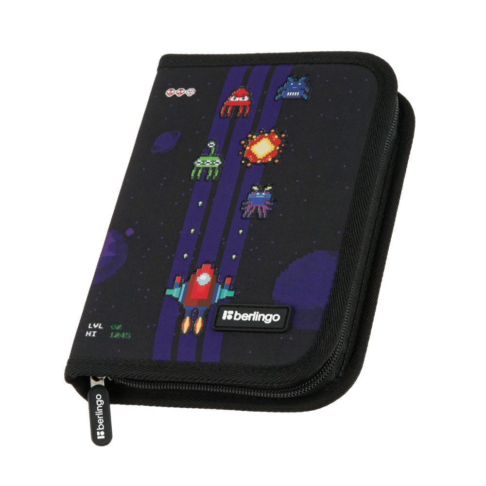 Пенал Berlingo Space Battle 200х140х40 1 отделение дополнительная откидная секция полиэстер, пакет