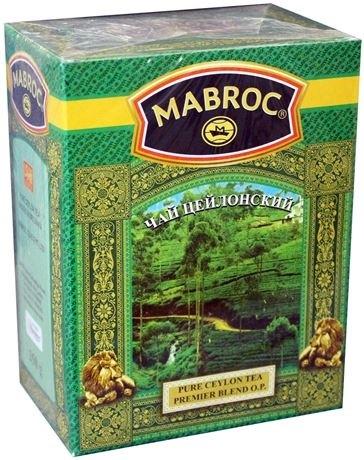 Чай чёрный MABROC голд премьер листовой черный, 250 гр., картон