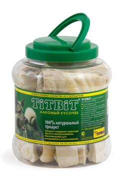 Лакомство для собак крекер говяжий, TitBit, 585 гр., пластиковая банка