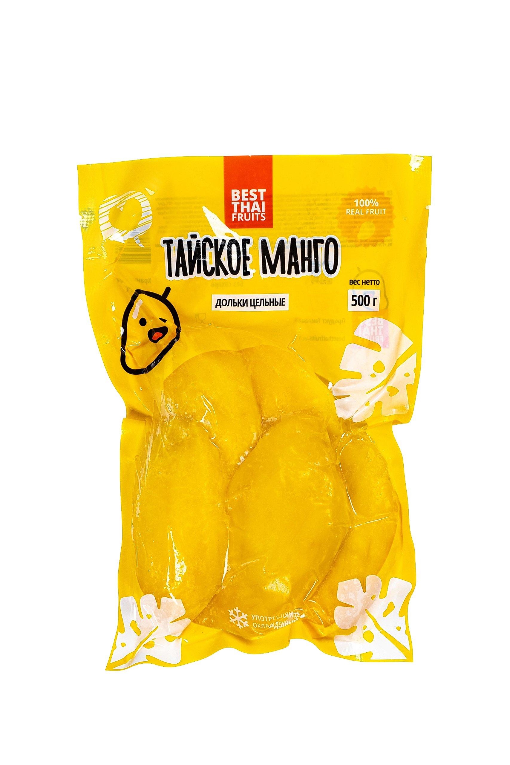 Тайское манго дольки цельные Best Thai Fruit, 500 гр., в/у