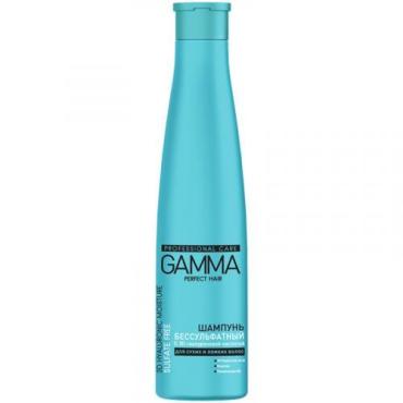 Шампунь Бессульфатный С 3D гиалуроновой кислотой Gamma Perfect Hair 350 мл., Пластиковая бутылка