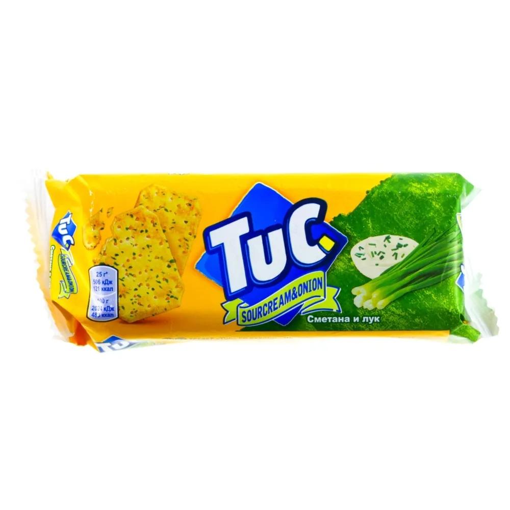 Крекер Tuc со вкусом сметаны и лука 100 гр., флоу-пак