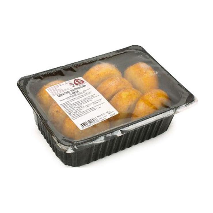 Крокетоны Алидан картофельные с говядиной свининой и мясом птицы 800 гр., лоток