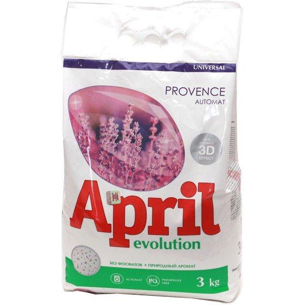 Стиральный порошок April Provence автомат универсальный 3 кг., флоу-пак